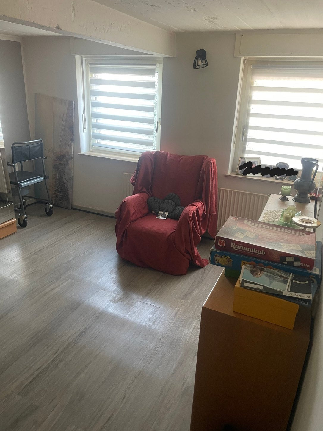 Wohnzimmer, unbearbeitetes Handyfoto